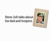 A little &#39;fly-on-the-wall&#39; dialogue with the Steve Joll, the feature talent in a combined regional campaign for Te Omanga and Mary Potter Hospice. nSteve talks candidly about his dad and his experience with hospice, after a photo shoot for the campaign press material. Highly relatable and moving.