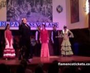 http://www.flamencotickets.com.Video of a flamenco show in the El Patio Sevillano in Sevilla.Flamenco performance in the El Patio Sevillano in Seville, Spain.