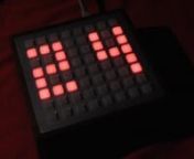 A video of a futuristic, top-secret monome compositing system in operation.nn(Captured and uploaded in HD, so may be a bit jerky on slow broadband lines; if so, just pause and wait for the streaming to complete.)