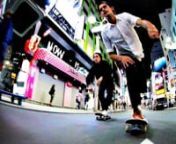 Dylan Rieder and Sammy Winter skating through the streets of Tokyo in the Filters by www.GravisFootwear.com nnMusic by The Cosmonauts -