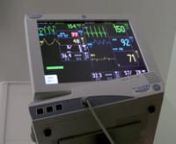 This is what the monitor for a premature baby looks and sounds like.