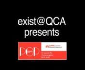 exist@QCA presents nnZierle &amp; Carter Live Art Intensive Residency: nPOP Gallery, Ipswich Rd, BrisbanennOPENING performances, talks &amp; filmnnFeaturing works by Zierle &amp; Carter [UK], nNicola Morton [AUS], Marisa Allen [AUS] &amp; Bonnie Hart [AUS]n26 September, 2012n6 – 9 pmnnProgramn6pmt OpeningZierle &amp; Carter - artist talkn7pm Marisa Allenn7:30pmNicola Mortonn8:00pm Onnie Art featuring Dennis Riggsn8:30pm Zierle &amp; Carter - &#39;A Sense Of Belonging&#39;nnZierle &amp; Carter&#39;s wo