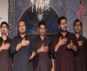 Fiza s.a Maqam Tara Kainat say Juda Hai n(Dasta e Ali Party) vol-05/2013nSoz :Ustad Akbr Abbas (Katri Bawa)