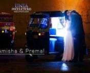 Amisha &amp; Premal approached us few months back before their Wedding to produce a story. Not just any story, a story on how they met with a bit of Bollywood Fever.nnTheir Wedding took place in Devi Garh, Udaipur, India. This video was shown on their Sangeet Night, in front of their Friends and Family.....and the staff members from the hotel as well.nnUnia Productions shot most of the scenes in London, whilst a Camera Crew, based in India, had captured the Main Wedding Celebrations.nnHope you e