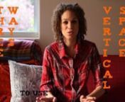 Read the full post here:nnhttp://www.apartmenttherapy.com/one-minute-tip-three-ways-to-use-vertical-space-apartment-therapy-videos--173559nnFay Wolf is an actor-person, singer-songmaker, clutter-ridder and heart-curator. She&#39;s acted on shows like 2 Broke Girls and Bones. Her sad piano songs have been heard on Grey&#39;s Anatomy, One Tree Hill, Covert Affairs and Pretty Little Liars. Fay&#39;s company New Order has been organizing Hollywood lives since 2006, and she currently coaches and speaks about inn