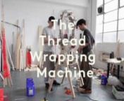 The Thread Wrapping Machine is a tool to join different types of material with only a glue-coated thread to bond it. No screws ore nails are used to join the different components of the furniture’s. By using this construction method materials such as wood, steel, ore plastic can be joined to form objects and spaces.nnI wanted to create an externalised joint that would enable me to combine a big range of different materials that normally would require very time consuming methods of jointing the