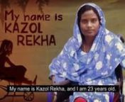 Kazol Rekha is a young woman living in a village in a flood-prone area of Bangladesh. Kazol is paralysed after an accident severed her spinal cord. In this video she tells about her role on the Disaster Preparedness Committee, making sure people with disability are not forgotten when disaster strikes.nnThis video is a collaborative between CBM Australia, Centre for Disability in Development (Bangladesh), DRIK Bangladesh and Room3 Australia.nnWe would like to acknowledge and pass on our warmest t