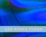This is our latest LED Dance Floor. Best of breed in LED Display technology can also be used as wall sign. You can wow your next event by using one of Dance Floor. You should call us or email us for an onsite demo if you are involved in any of these industries: Party Rental, Wedding Planner, Fashion Show host, car show curator, dance club owner, architect, general contractor, visionary or just a regular guy who is curious.nWe provide turnkey consultative design, engineering, project management,