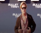 Brad Pitt Wears a Skirt , to ‘Bullet Train’ Premiere.&#60;br/&#62;Brad Pitt Wears a Skirt , to ‘Bullet Train’ Premiere.&#60;br/&#62;Insider reports Pitt, who 20 years ago predicted men would one day wear skirts, .&#60;br/&#62;wore a skirt to &#60;br/&#62;the premiere of &#60;br/&#62;&#39;Bullet Train,&#39; &#60;br/&#62;his latest film.&#60;br/&#62;The film premiered in Berlin on July 19.&#60;br/&#62;Pitt&#39;s skirt was paired with a matching brown jacket, pink shirt, combat boots and sunglasses.&#60;br/&#62;The skirt also &#60;br/&#62;made some of his &#60;br/&#62;tattoos visible.&#60;br/&#62;In 1999, Pitt also sported numerous dresses for a &#39;Rolling Stone&#39; cover shoot.&#60;br/&#62;While promoting his movie, &#39;Troy,&#39; in 2004, &#60;br/&#62;Pitt talked about men wearing skirts.&#60;br/&#62;Men will be wearing skirts by next summer. That&#39;s my prediction and proclamation. The film answers to both genders. We were going for realism and Greeks wore skirts all the time then, Brad Pitt, via statement, as reported by Insider.&#60;br/&#62;When the 58-year-old actor was asked by &#39;Esquire&#39; about his style last year, he referenced &#92;