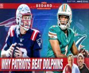 In the latest episode of the Greg Bedard Patriots Podcast with Nick Cattles, Greg and Nick offer a detailed look at the forthcoming Sunday Night face-off between the New England Patriots and the Miami Dolphins. They assess the Patriots extensive injury report and proceed to dissect the offensive and defensive matchups. As they conclude their analysis, both reveal their game predictions. Greg goes on to express his bold choice to bet on the Patriots to secure a win against the Dolphins on Sunday evening.&#60;br/&#62;&#60;br/&#62;Check Greg&#39;s Coverage out over at www.bostonsportsjournal.com, for &#36;50 on BSJ&#39;s annual plan. Not only do you get top-notch analysis of all the Boston pro sports, but if you&#39;re a Patriots junkie — and if you&#39;re listening to this podcast, you are — then a membership at BSJ gives you access to a ton of video analysis Bedard does on the coaches film, and direct access to him in weekly chats.&#60;br/&#62;&#60;br/&#62;This episode of the Greg Bedard Patriots Podcast w/ Nick Cattles Podcast is brought to you by:&#60;br/&#62;&#60;br/&#62;FanDuel Sportsbook, the exclusive wagering partner of the CLNS Media Network. NEW customers can bet &#36;5 and get &#36;200 in BONUS BETS – GUARANTEED. Plus, all customers who bet &#36;5 will get &#36;100 OFF NFL SUNDAY TICKET from YouTube and YouTube TV. Now is the best time to join FanDuel! The app is easy to use and you can be on everything from spreads to player props and more! So, visit FanDuel.com/BOSTON and kick off the NFL season with an offer you won’t wanna miss.&#60;br/&#62;&#60;br/&#62;21+ and present in MA. First online real money wager only. &#36;10 first deposit required. Bonus issued as nonwithdrawable bonus bets that expire 7 days after receipt. Restrictions apply. See terms at fanduel.com/sportsbook. Hope is here. GamblingHelpLineMa.org or call (800)-327-5050 for 24/7 support. Play it smart from the start! GameSenseMA.com or call 1-800-GAM-1234. NFL Sunday Ticket Offer ends 9/18/23. No refunds. Terms and embargoes apply. &#36;100 off NFL Sunday Ticket, not YouTube TV. YouTube TV base plan required to watch YouTube TV. Redemption requires a Google account and current form of payment. Commercial Use Excluded. Subscription renews; cancel anytime.&#60;br/&#62;&#60;br/&#62;&#60;br/&#62;ODDS-R! Ever wished you could navigate the betting field with the confidence of a pro? Enter OddsR. They&#39;re not a sportsbook, but they&#39;re the sports betting advisor you&#39;ve always needed. It&#39;s like having a playbook for smarter bets right in your pocket. I&#39;ve been absolutely loving the experience, and I think you will too. Especially since Pats Interference listeners get a 30-day free trial! Elevate your game day and join the smart betting revolution! Go get it at https://oddsr.com/BEDARD