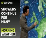 A chilly and sunny start for some central eastern areas, before some of the showers in the west spread eastwards through the day. Rain moving east on Wednesday morning – This is the Met Office UK Weather forecast for the morning of 07/11/23. Bringing you today’s weather forecast is Aidan McGivern.