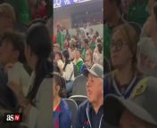 Watch: Mexican fan kicked out of Nations League game for homophobic slurs from polly fan