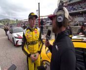 Christopher Bell discusses his runner-up finish at Circuit of The Americas and the post-race talk the No. 20 Joe Gibbs Racing driver had with Kyle Busch.