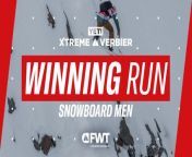 Jonathan Penfield Snowboard Men Winning Run - 2024 YETI Xtreme Verbier from men me mahadv ji men dil parabati mp4