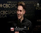 2024 Roman Sadovsky Worlds Post-SP Interview (1080p) - Canadian Television Coverage from liton television dance