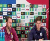 Southgate gives team news ahead of the Brazil match with Harry Kane, Jordan Henderson and Cole Palmer out for the Brazil match due to injuries.&#60;br/&#62;&#60;br/&#62;Tottenham Hotspurs Training Centre, London, UK