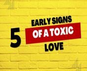 Are you wondering if someone is in love with you? Or if the love toxic?&#60;br/&#62;&#60;br/&#62;In today&#39;s video, we&#39;ll be discussing a crucial topic that many of us have experienced or witnessed: toxic love. Love is a beautiful and transformative emotion, but sometimes it can take a toxic turn. So, we explore a few early signs of toxic love that often go unnoticed or are brushed aside. Whether you&#39;re in a relationship, currently dating, or simply curious about the dynamics of relationships, this video is a must-watch.&#60;br/&#62;&#60;br/&#62;Our aim is to empower you with the knowledge and awareness to identify toxic relationship patterns and make positive changes in your own life and relationships. So give this video a watch! &#60;br/&#62;Source: Pscyh2Go