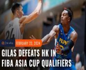 Gilas Pilipinas passes the first test of its four-year quest with flying colors. The Philippine team pulls away from host Hong Kong at the third quarter and claims a 94-64 win. &#60;br/&#62;&#60;br/&#62;Full story: https://www.rappler.com/sports/gilas-pilipinas/fiba-asia-cup-qualifiers-game-results-philippines-hong-kong-february-22-2024/&#60;br/&#62;&#60;br/&#62;