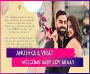 Anushka Sharma and Virat Kohli have been blessed with a baby boy. The couple welcomed their second child on February 15 and named him Akaay. Soon after the special announcement was made by the couple, congratulation messages started pouring in. Alia Bhatt, Ranveer Singh, Shweta Bachchan, Sonam Kapoor, Huma Qureshi, Bhumi Pednekar, Rakul Preet Singh, Dia Mirza among others congratulated the couple. Anushka Sharma and Virat Kohli got married in 2017 and were blessed with a baby girl in 2021. The couple named their daughter Vamika. Watch the video to know more.&#60;br/&#62;