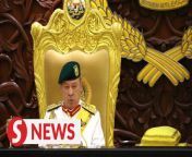 Delivering his Royal Address at the official opening of the First Meeting of the Third Session of the 15th Parliament on Monday (Feb 26), His Majesty Sultan Ibrahim, King of Malaysia, said all Members of Parliament need to focus their efforts on helping the people and respect the unity government that had been formed.&#60;br/&#62;&#60;br/&#62;Read more at https://shorturl.at/vyQ14&#60;br/&#62;&#60;br/&#62;WATCH MORE: https://thestartv.com/c/news&#60;br/&#62;SUBSCRIBE: https://cutt.ly/TheStar&#60;br/&#62;LIKE: https://fb.com/TheStarOnline