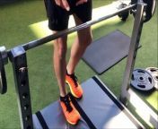 A new exercise for good health and fitness and wellness and healthy lifestyle and fitness and wellness and Step Down (Bar Deload) - 12 Wk Knee Program_ Rehab Ex 4 _ No.180 _ Physio REHAB