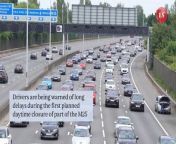 Drivers are being warned of long delays during the first planned daytime closure of a stretch of the UK’s busiest motorway.National Highways urged motorists to “only travel if necessary” when it shuts the M25 in both directions between junctions 10 and 11 in Surrey as part of a £317 million improvement project.