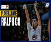 PBA Player of the Game Highlights: Ralph Cu sizzles from 3-point range as Ginebra clobbers Phoenix from gfxccte cu