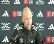 Manchester United boss Erik Ten Hag believes their project is still going in right direction when players available&#60;br/&#62;Carrington training ground, Manchester, UK