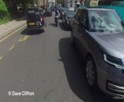 Cyclist Dave Clifton was prosecuted by the Met Police for &#39;causing a danger to road users&#39; when he filmed a Range Rover driver using his mobile phone. But the Met has now dropped the case and apologised. This is the clip that he sent in to the Met as evidence, which sparked the original prosecution.