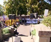 With just six days to go until Tasmanians head to the ballot box thousands gathered in Hobart today rallying for one thing. For whoever forms government to put an end to native forest logging.