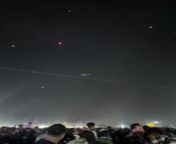 Occurred on March 16, 2024 / Mexico&#60;br/&#62;&#60;br/&#62;: When a plane passed by and everyone points laser lights at it.