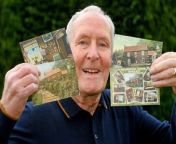 Harry Houghton, aged 82, from Kingswinford has a collection of Black Country postcards, some of which show the Crooked House in it&#39;s heyday.