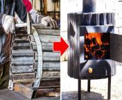 Unleash your inner fire-starter!  This video brings you 4 incredible DIY projects to build your very own outdoor cooking stations, from a portable pipe stove to a brick pizza oven!  Whether you&#39;re a seasoned camper or a backyard BBQ enthusiast, these easy-to-follow tutorials will have you grilling and cooking like a pro in no time!  Timestamps:0:00 Portable stove for surviving from metal pipe!;3:04 Handmade DIY stove from an old radiator ;6:16 Overcoming limits: Creating a grill with feet;9:20 Turning a gas can into your next BBQ Adventure ;10:17 DIY brick oven! Cook anywhere in minutes .#diyprojects #outdoorgear #campinghacks #survivalskills #bushcraft #portablecooking #bbq #backyardfun #woodmood #weekendvibes