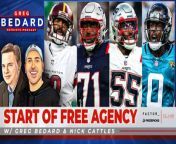 In the latest episode of the Greg Bedard Patriots Podcast with Nick Cattles, they discuss the start of free agency and the New England Patriots&#39; moves. The team has signed RB Antonio Gibson, OT Chukwuma Okorafor, QB Jacoby Brissett, and LB Sione Takitaki. Returning players include WR Kendrick Bourne, TE Hunter Henry, OL Michael Onwenu, and WR Jalen Reagor. Safety Kyle Dugger has been given the transition tag.&#60;br/&#62;&#60;br/&#62;Departures include QB Mac Jones, WR DeVante Parker, LB Mack Wilson, and TE Mike Gesicki. The team is still waiting on Calvin Ridley, who will be 30 this season, and is considering trades for Tee Higgins and Mike Williams.&#60;br/&#62;&#60;br/&#62;EPISODE TIMELINE:&#60;br/&#62;&#60;br/&#62;Signed&#60;br/&#62;&#60;br/&#62;0:00 RB Antonio Gibson signed&#60;br/&#62;&#60;br/&#62;2:06 OT Chukwuma Okorafor signed&#60;br/&#62;&#60;br/&#62;3:32 QB Jacoby Brissett signed&#60;br/&#62;&#60;br/&#62;5:35 LB Sione Takitaki signed&#60;br/&#62;&#60;br/&#62;Returning&#60;br/&#62;&#60;br/&#62;7:55 WR Kendrick Bourne signed&#60;br/&#62;&#60;br/&#62;9:03 TE Hunter Henry signed&#60;br/&#62;&#60;br/&#62;11:27 OL Michael Onwenu signed&#60;br/&#62;&#60;br/&#62;17:27 WR Jalen Reagor signed&#60;br/&#62;&#60;br/&#62;18:28 Transition Tag: S Kyle Dugger&#60;br/&#62;&#60;br/&#62;20:45 Powered by PrizePicks Use Code CLNS for 100% Deposit Match up to &#36;100!&#60;br/&#62;&#60;br/&#62;Departures&#60;br/&#62;&#60;br/&#62;21:42 QB Mac Jones traded&#60;br/&#62;&#60;br/&#62;24:35 WR DeVante Parker released&#60;br/&#62;&#60;br/&#62;25:35 LB Mack Wilson departs&#60;br/&#62;&#60;br/&#62;25:55 TE Mike Gesicki departs&#60;br/&#62;&#60;br/&#62;26:04 Still out there&#60;br/&#62;&#60;br/&#62;27:55 Josh Uche returns&#60;br/&#62;&#60;br/&#62;32:22 Still out there continued&#60;br/&#62;&#60;br/&#62;33:50 Waiting on Calvin Ridley …&#60;br/&#62;&#60;br/&#62;42:25 What are Ridley alternatives?&#60;br/&#62;&#60;br/&#62;44:10 Tee Higgins trade?&#60;br/&#62;&#60;br/&#62;45:53 Mike Williams trade?&#60;br/&#62;&#60;br/&#62;48:04 With Brissett in the fold, does that mean the Patriots are definitely taking a QB at 3?&#60;br/&#62;&#60;br/&#62;Check Greg&#39;s Coverage out over at www.bostonsportsjournal.com, for &#36;50 on BSJ&#39;s annual plan. Not only do you get top-notch analysis of all the Boston pro sports, but if you&#39;re a Patriots junkie — and if you&#39;re listening to this podcast, you are — then a membership at BSJ gives you access to a ton of video analysis Bedard does on the coaches film, and direct access to him in weekly chats.&#60;br/&#62;&#60;br/&#62;This episode of the Greg Bedard Patriots Podcast w/ Nick Cattles is brought to you by:&#60;br/&#62;&#60;br/&#62;PrizePicks! Get in on the excitement with PrizePicks, America’s No. 1 Fantasy Sports App, where you can turn your hoops knowledge into serious cash. Download the app today and use code CLNS for a first deposit match up to &#36;100! Pick more. Pick less. It’s that Easy!
