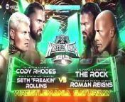 WWE 16 March 2024 The Rock VS. Cody Rhodes VS. Roman Reigns VS. Seth Rollins VS. All Raw SmackDown from keya seth full photo