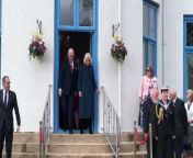 Queen Camilla given round of applause at Government House, Isle of Man