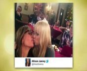 Allison Janney on kissing &#39;Moms&#39; co-star Anna Faris for the sake of Tweets