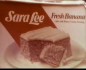 1970s sara lee banana cake TV commercial. &#60;br/&#62;&#60;br/&#62;PLEASE click on my FOLLOW button - THANK YOU!&#60;br/&#62;&#60;br/&#62;You might enjoy my still photo gallery, which is made up of POP CULTURE images, that I personally created. I receive a token amount of money per 5 second viewing of an individual large photo - Thank you.&#60;br/&#62;Please check it out athttps://www.clickasnap.com/profile/TVToyMemories