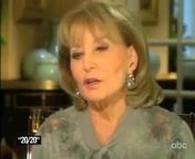 Barbara Walters was promoting her 20/20 special on plastic surgery - &#92;