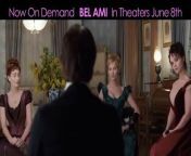 Bel Ami movie is directed by Declan Donnellan and Nick Ormerod and stars Robert Pattinson, Uma Thurman and Kristin Scott Thomas. Now available on Demand and in theaters June 8th, 2012.