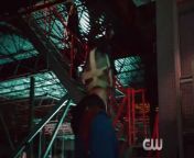 Diggle (David Ramsey) and Felicity (Emily Bett Rickards) are shocked by Oliver’s (Stephen Amell) decision to call on the Bratva to help take down Prometheus (Josh Segurra)
