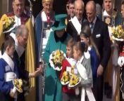 The Queen has handed out commemorative Maundy coins for the 60th time as she undertook the pre-Easter tradition in Sheffield Cathedral.