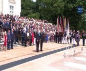 Arlington National Cemetery for Memorial Day Ceremony