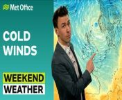 This is the Met Office UK Weather forecast for the weekend 21/03/2024.&#60;br/&#62; &#60;br/&#62;Cold winds return across the UK this weekend, making it feel more like winter again. Showers will also arrive on the strong wind but it won’t rain everywhere all the time. Bringing you this weekend’s weather forecast is Aidan McGivern.&#60;br/&#62; &#60;br/&#62;You may also enjoy:&#60;br/&#62;– Podcasts exploring weather and climate https://www.youtube.com/playlist?list=PLGVVqeJodR_brL5mcfsqI4cu42ueHttv0&#60;br/&#62;– Daily weather forecasts https://www.youtube.com/playlist?list=PLGVVqeJodR_Zew9xGAqYVtGjYHau-E2yL&#60;br/&#62;– Deep dive in-depth forecasts https://www.youtube.com/playlist?list=PLGVVqeJodR_ZGnhyYdlEpdYrjZ-Pmj2rt&#60;br/&#62;