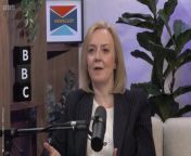 &#60;p&#62;The former Prime Minister was asked by the BBC&#39;s Chris Mason about accusations that her time in Downing Street left the UK as &#39;an international laughing stock&#39;&#60;/p&#62;&#60;br/&#62;&#60;p&#62;Credit: Newscast / BBC / BBCiPlayer&#60;/p&#62;