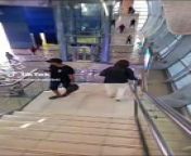 UAE rains: Dubai ONPASSIVE metro station flooded, disrupting services from robot metro