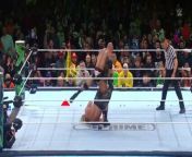 WWE WrestleMania XL 40 2024 Day1 4-6-24 Cody Rhodes & Seth Rollins vs The Rock & Roman Reigns from roman reigns wrestlermania 40 entrance