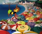 Donald Duck Bee at the Beach 1950 Disney Toon from vio toon