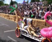 Best of Red Bull Funny Soapbox Race London from audi crash test