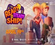 Ready, Steady, Ship! will be available on PC, Nintendo Switch, Xbox One, PS5, and PS4 on April 19, 2024. Watch the latest trailer for Ready, Steady, Ship! to see gameplay and more from this upcoming chaotic couch co-op game, where you can team up with a friend and use various tools and equipment to rebuild the most convoluted and questionably designed factory conveyor belts.